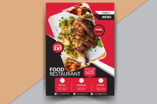 Food Restaurant Flyer Template Graphic by Behind The Design · Creative Fabrica