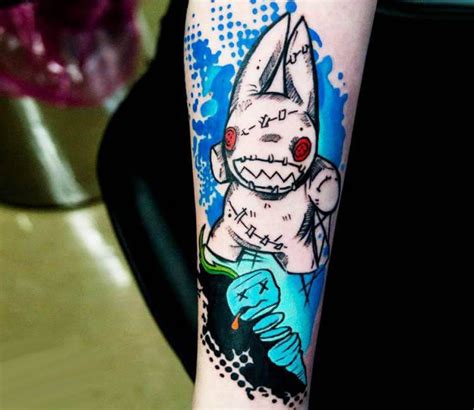 Photo - Cartoon Monster tattoo by Barbara Kiczek | Photo 15011 | Monster tattoo, Cartoon ...