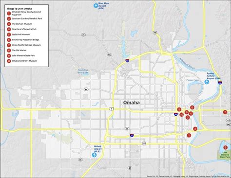 Omaha Nebraska Map - GIS Geography