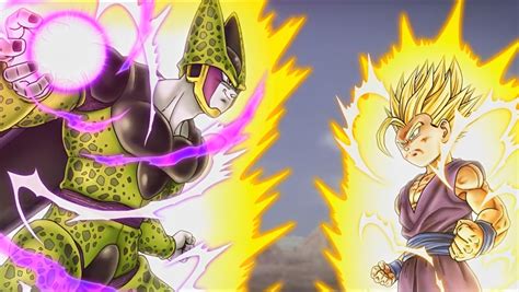 Cell VS Gohan by johnny120588 on DeviantArt