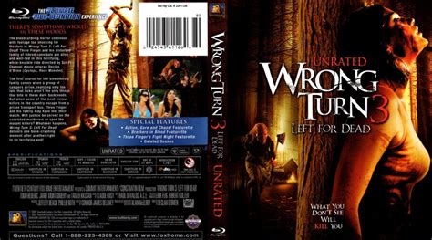 Wrong Turn 3 - Left For Dead - Movie Blu-Ray Scanned Covers - Wrong ...