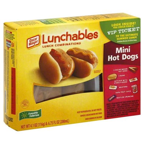 Lunchables Mini Hot Dogs were a 90s staple Candy Drinks, Candy Desserts ...