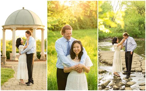 Summer Engagement Session at Glenwood Gardens in Cincinnati, Ohio