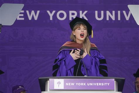 Taylor Swift gets honorary degree from New York University | AP News