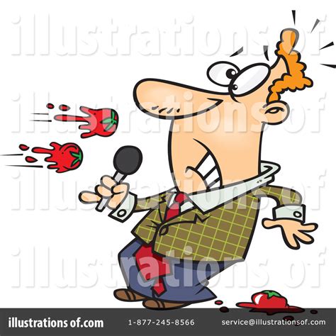 Comedian Clipart #1095422 - Illustration by toonaday