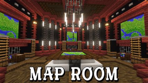 How to BUILD A MAP ROOM in minecraft - Step-by-Step Guide! - YouTube