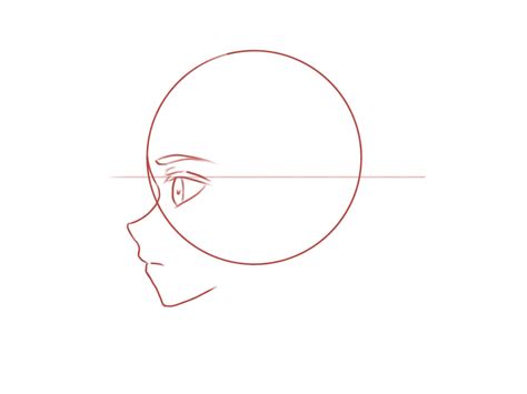 How to Draw the Head and Face – Anime-style Guideline Side View Drawing Tutorial – Mary Li Art