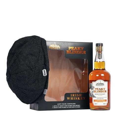 Peaky Blinders Irish Whiskey & Cap - Gift Pack - Whisky from The Whisky World UK