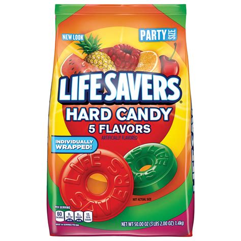 LIFE SAVERS Hard Candy 5 Flavors, 50-Ounce Party Size Bag - Walmart.com - Walmart.com