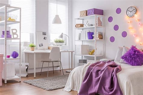 Lilac Bedroom Stock Photos, Pictures & Royalty-Free Images - iStock