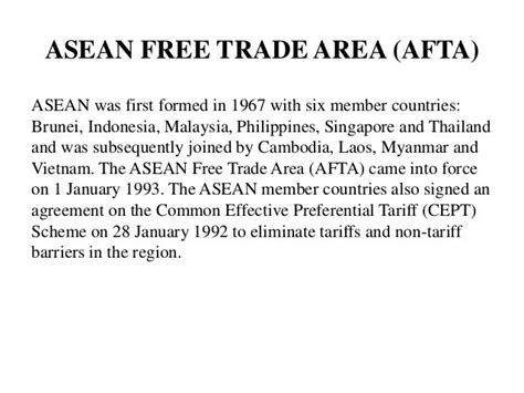 Asean Free Trade Area Benefits – UnBrick.ID