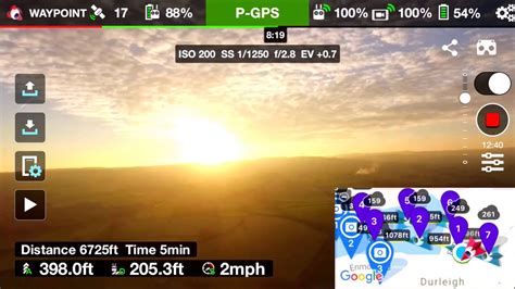 A Drone Mission - Litchi app waypoints and Manual flight commentary - YouTube