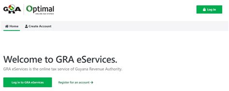 GRA Guyana e-Services : Individual Income Tax Return Online Filing Guide