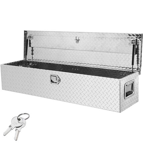 "BENTISM 48""x15""x15"" Aluminum Alloy Truck Tool Box, Waterproof Storage Organizer for Pick Up ...