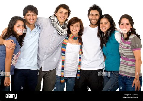 group of happy friends Stock Photo - Alamy