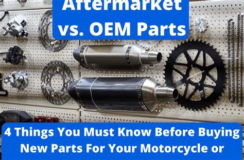 Aftermarket vs. OEM Parts - What You Must Know