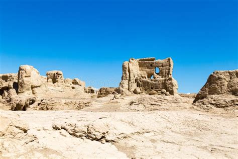 Jiaohe Ruins, Warehouse District, Turpan, China. Ancient Capital of the ...