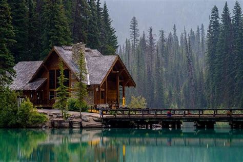 #Canada Emerald Lake Lodge in Canada's Yoho National Park. Easy to see why they named it Emerald ...