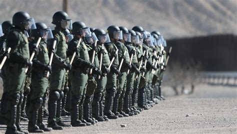 Border Patrol holds second training exercise at border fence in Anapra