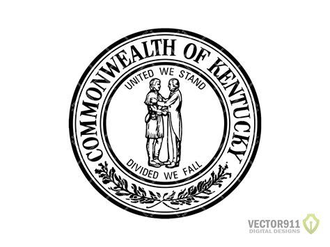 Kentucky State Great Seal Commonwealth KY Seal Logo Digital - Etsy