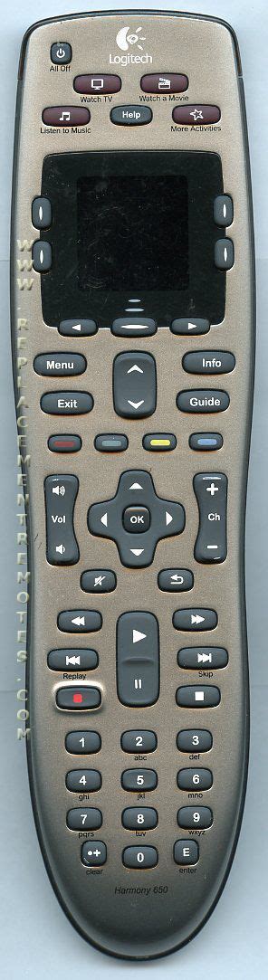 Buy Logitech Harmony 650 -Harmony 650 Universal Remote Control Advanced Universal