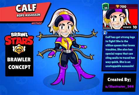 New Brawler Idea: CALF! (more info in the comments) : r/Brawlstars