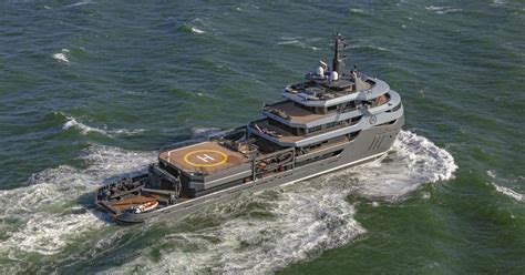 luxury yacht ragnar underway during maiden voyage | Yacht, Explorer yacht, Expedition yachts