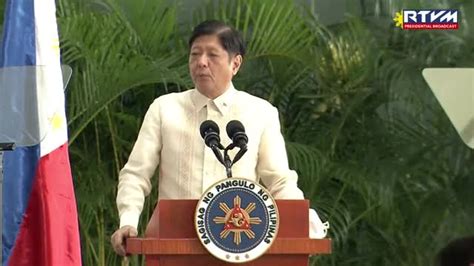 WATCH: Departure speech of President Ferdinand R. Marcos Jr. for the ...