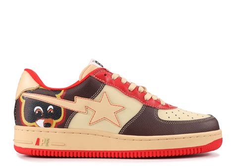 Kanye West X Bapesta FS 001 Low 'College Dropout' - BAPE - 860 - brown in 2021 | Bapesta shoes ...