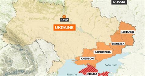 Mapping the occupied Ukraine regions Russia is formally annexing ...