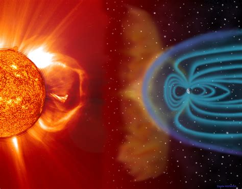 ESA - Coronal mass ejection (CME) blast and subsequent impact at Earth