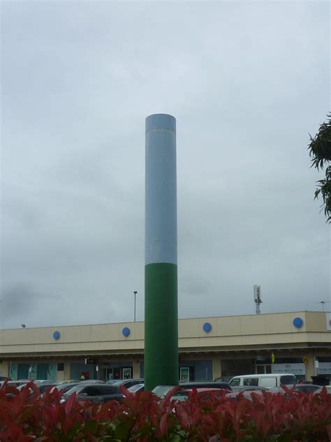 Remains of Parkmore Shopping Centre Sign | Large pole in the… | Flickr