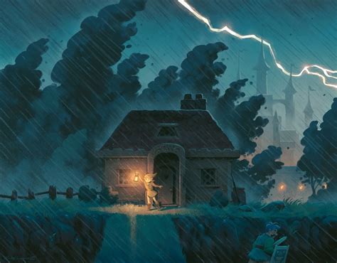 A Stormy Night, an art print by Matt Rockefeller - INPRNT | Stormy night, Animation art, Fantasy ...