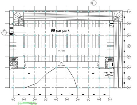 Car Parking Layout Design - Cadbull