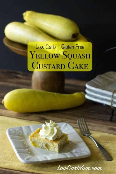 Yellow Squash Cake Recipe - Low Carb and Gluten Free | Low Carb Yum