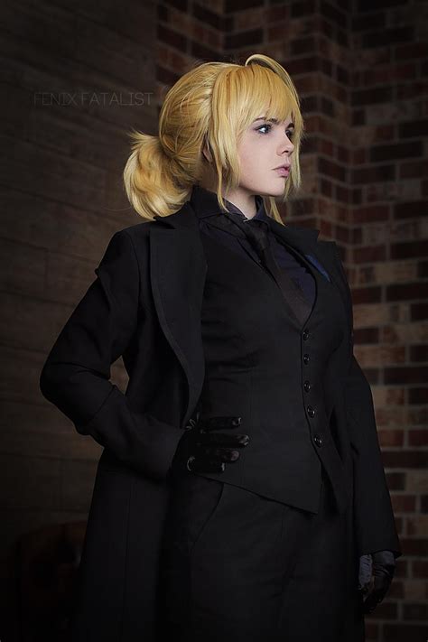 Fate: Zero - Saber Black Suit cosplay by fenixfatalist : r/fatestaynight