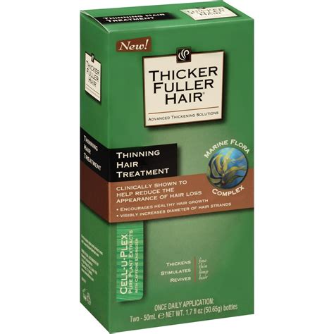 Thicker Fuller Hair® Thinning Hair Treatment 2-1.7 fl. oz. Bottles - Walmart.com - Walmart.com