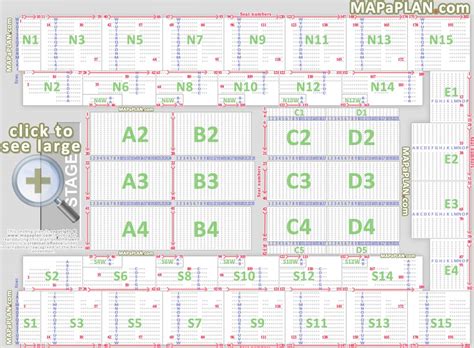 SSE Wembley Arena London seat numbers detailed seating plan - MapaPlan.com