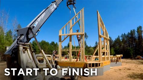 Building a House Time Lapse | Home Construction Start To Finish! - YouTube