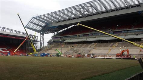 Photos: Main Stand construction latest pics from Anfield - Liverpool FC ...