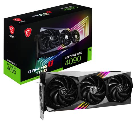 MSI GeForce RTX 4090 GAMING X TRIO 24G (24GB GDDR6X/PCI Express 4.0/MHz ...