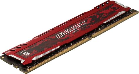 Crucial 16GB Ballistix DDR4 2400MHz Memory - Single Stick - Red ...