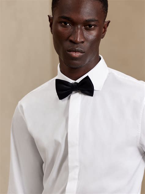 Banana Republic Slim-Fit Tuxedo Dress Shirt white - 515724002