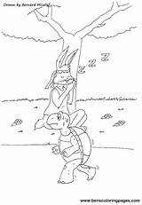 Hare And The Tortoise coloring Page In 2025  Coloring Pages sketch template