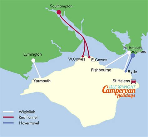 How to get to the Isle of Wight - Isle of Wight Campervan Holidays