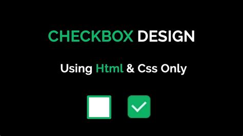 How To Make Custom Checkbox Design Using HTML & CSS | Custom Checkbox Design | Code4Education ...