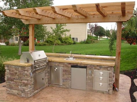 20+ Outdoor Grill Station Ideas - HMDCRTN