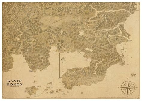 New Kanto Map 2 by JoshuaDunlop on DeviantArt