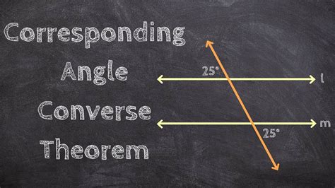 What is the Corresponding Angle Converse Theorem - YouTube