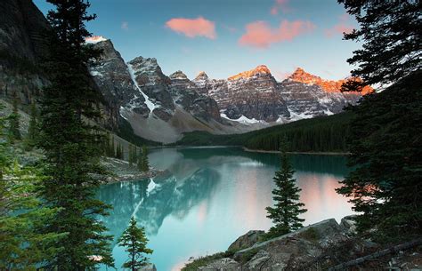 Sunrise At Moraine Lake Photograph by Ritu Vincent | Fine Art America